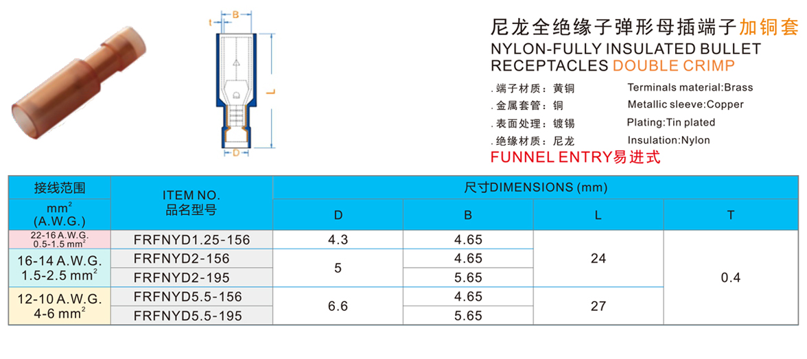 尼龙全绝缘子弹形母插端子加铜套.jpg